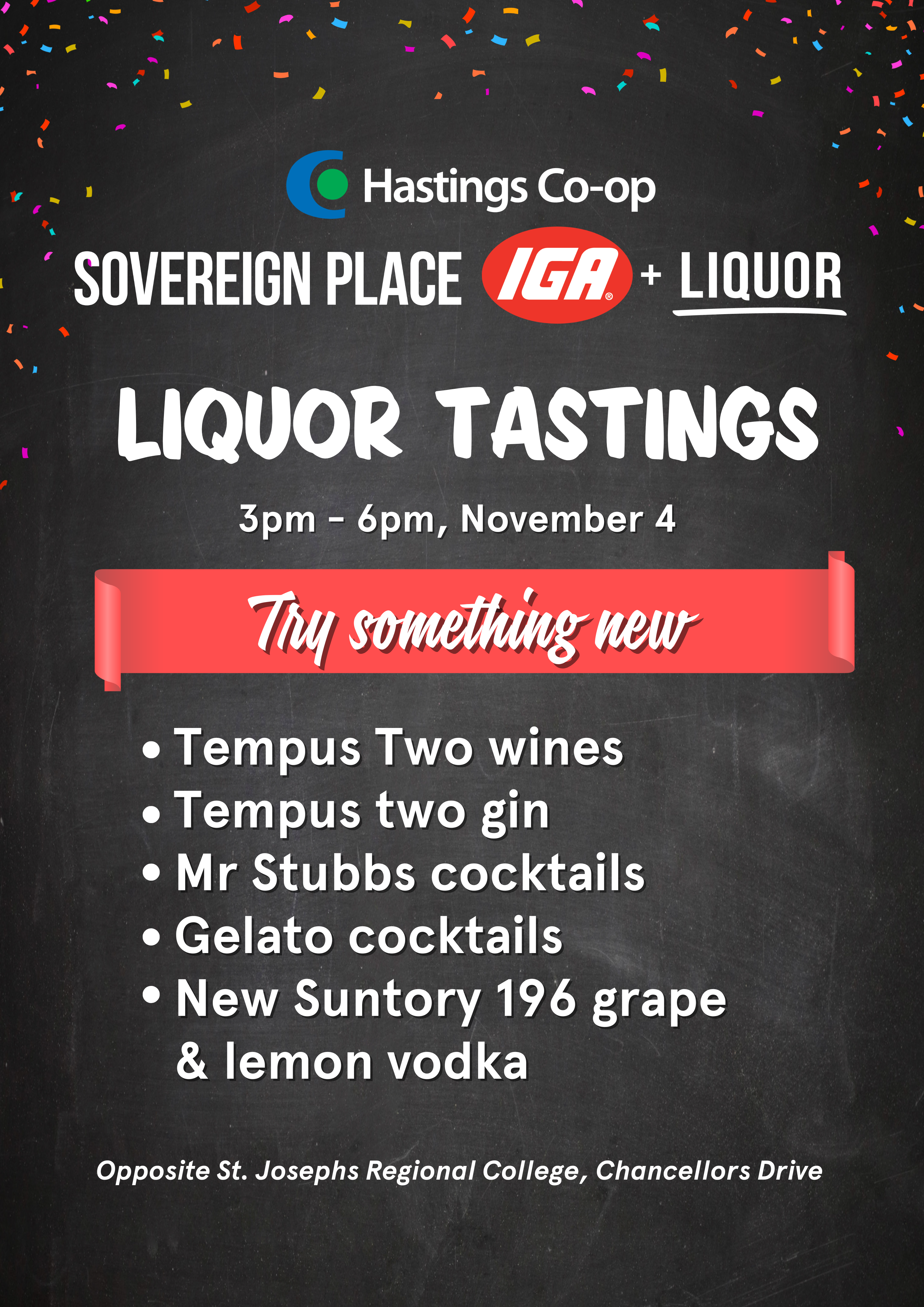 Liquor tastings