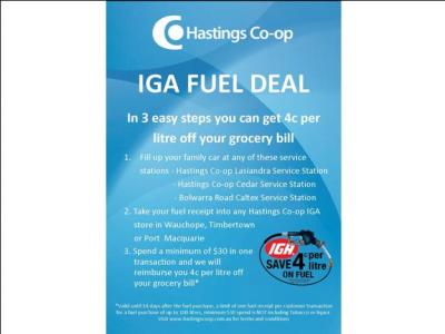 IGA fuel deal