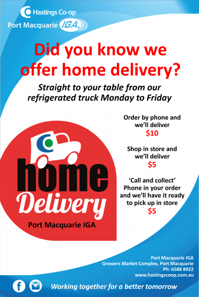 Home delivery