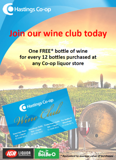 Wine club poster