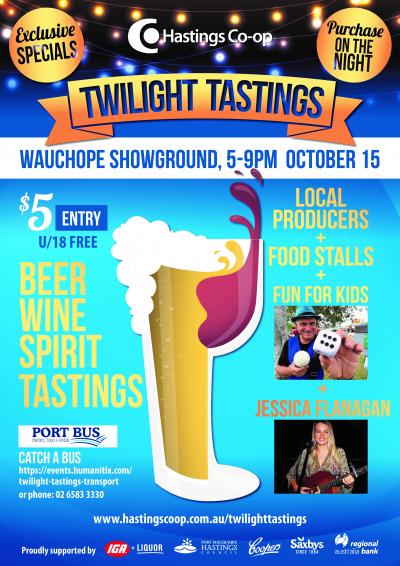 2021 Twilight Tastings poster