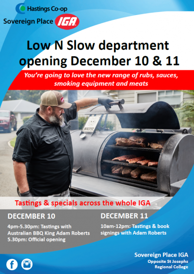 Low N Slow department opening poster