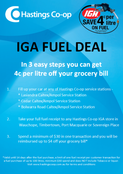 IGA Fuel deal
