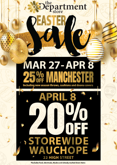 Department Store Easter sale
