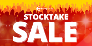 Stocktake Sale banner