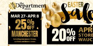 Department Store Easter sale banner