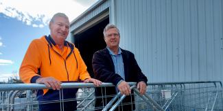 Steve and Brian at Mitre 10 & CRT
