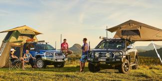 4WDs and camping equipment