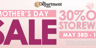 Department Store Mother's Day Sale banner