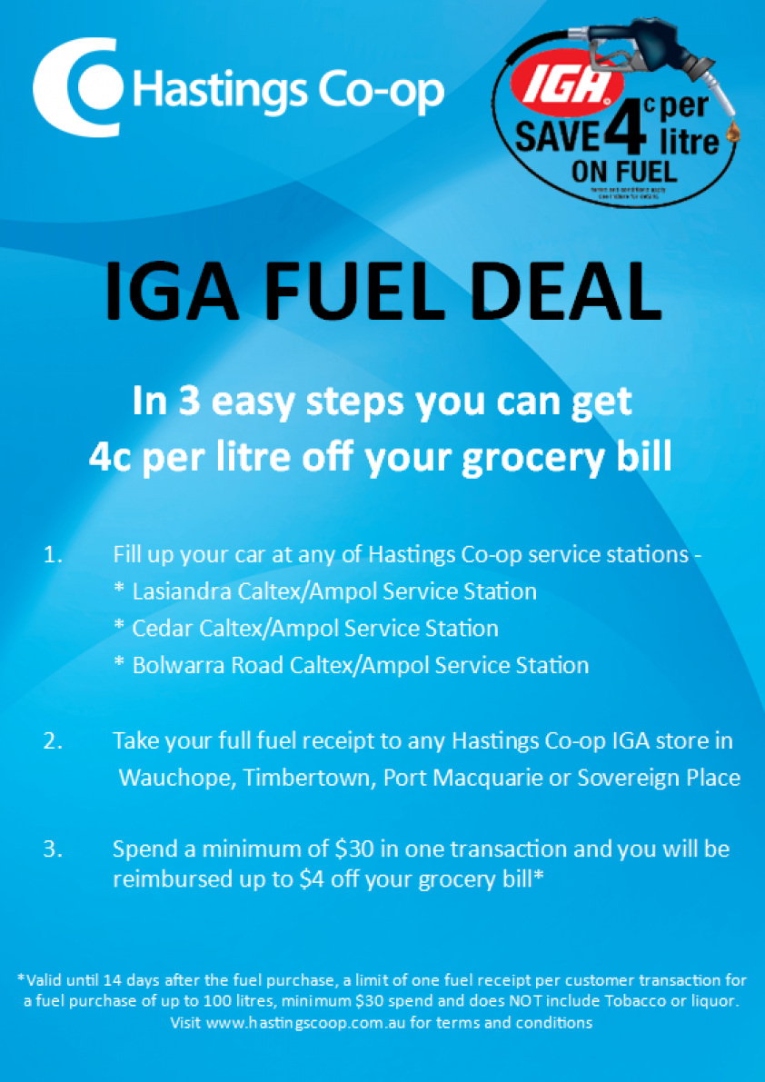 IGA Fuel deal